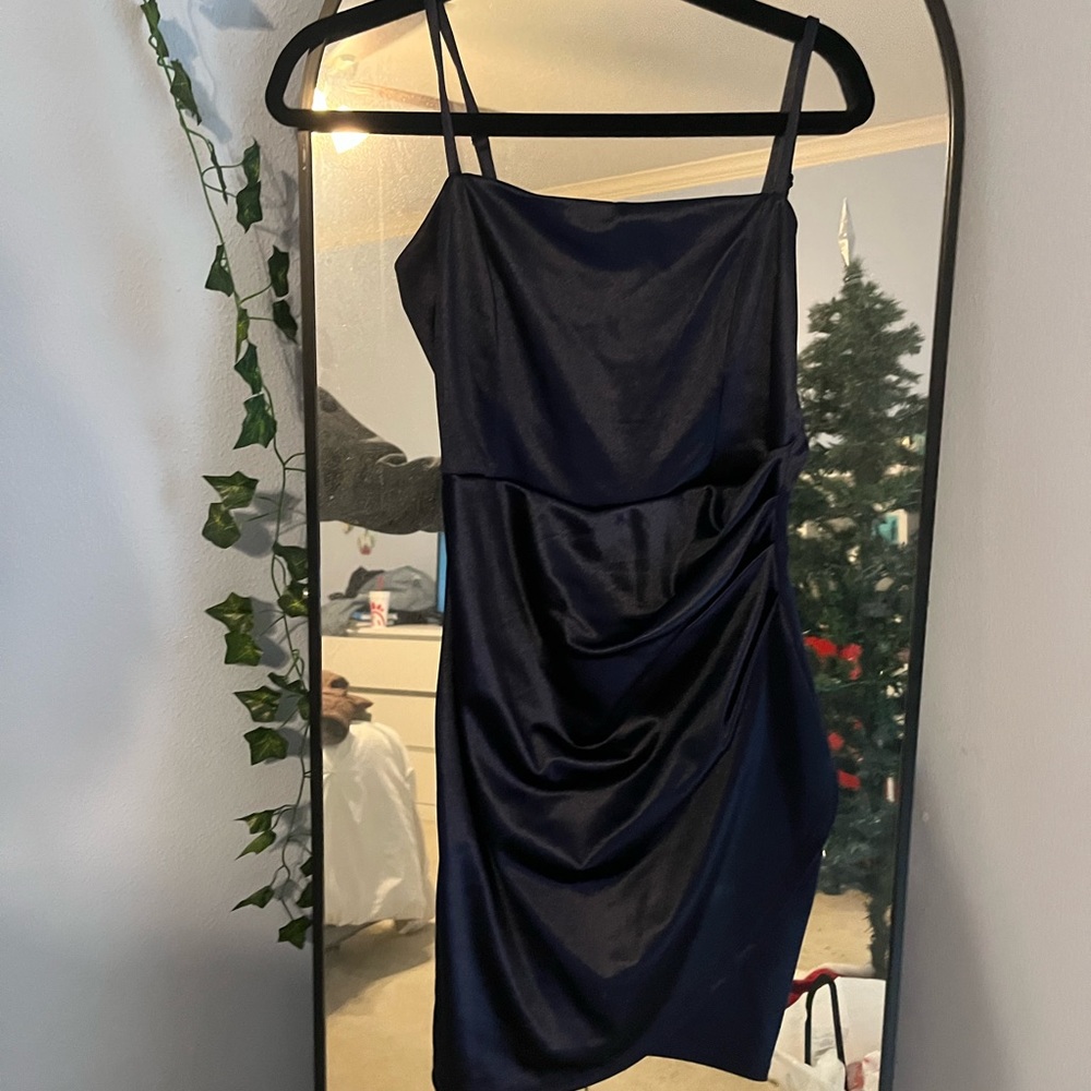 Navy Blue Dress!! Worn Once!!
